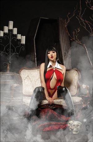 Vengeance of Vampirella (2019) issue 23-J 1:20 Virgin Cosplay Photo Cover