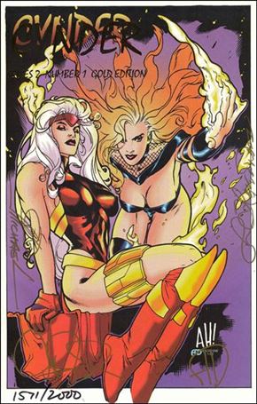 Cynder: Series II issue 1-C Gold Foil Signed by 4 creators (see Bio) 1/2000