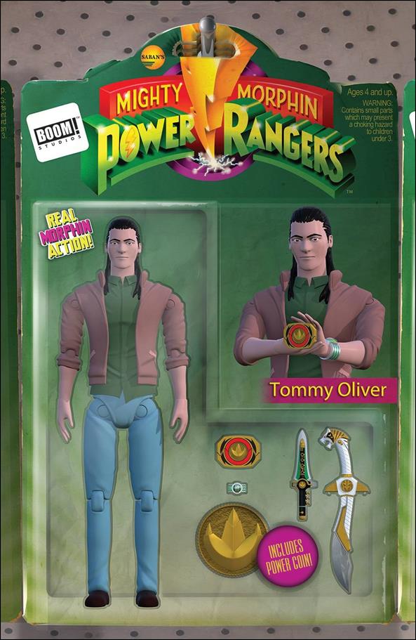 Mighty Morphin Power Rangers issue 22-B Joshua McDonald Action Figure Cover