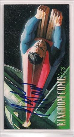 Kingdom Come Xtra (Autograph Subset) card 20-B Superman (Signed by Mark Waid) 1/40