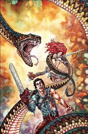 Red Sonja vs. the Army of Darkness issue 2-H Nikkol Jelenic Virgin 1:10 Cover
