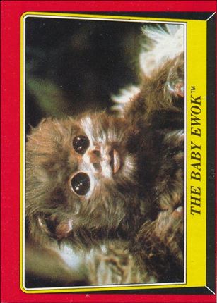 Star Wars: Return of the Jedi: Series 1 (Base Set) card 88 The Baby Ewok