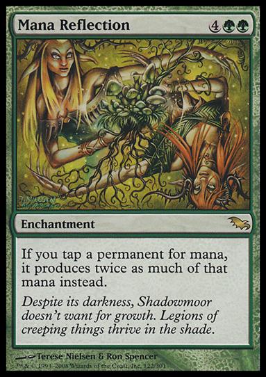 Magic the Gathering: Shadowmoor (Base Set) card 122 Mana Reflection