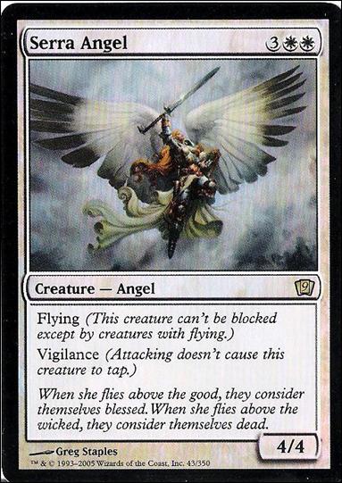 Magic the Gathering: 9th Edition (Base Set) card 43-B Serra Angel