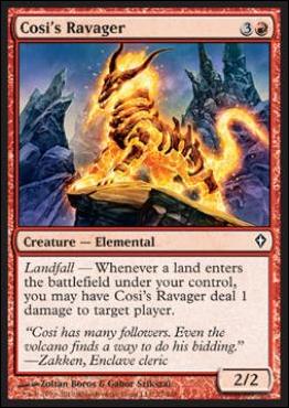 Magic the Gathering: Worldwake (Base Set) card 77 Cosi's Ravager