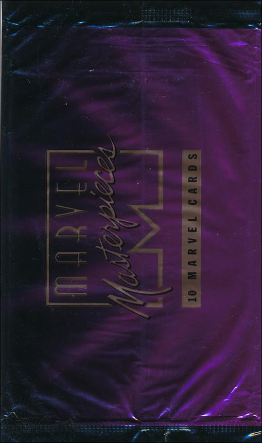 1995 Marvel Masterpieces card 2-D Purple Pack