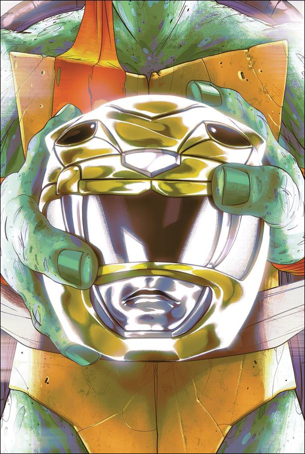 Mighty Morphin Power Rangers/Teenage Mutant Ninja Turtles issue 2-D Goni Montes "Michaelangelo" Cover