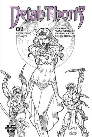 Dejah Thoris (2019) issue 2-P Joseph Michael Linsner 1:50 Sketch Cover