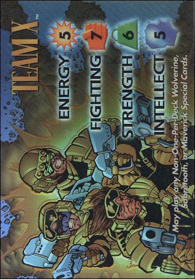 Marvel vs WildStorm (Overpower Chrome Subset) card OP5 Team X