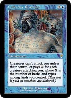 Magic the Gathering: Invasion (Base Set) card 49 Collective Restraint