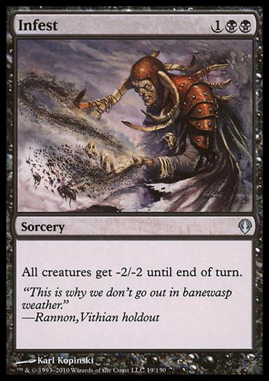 Magic the Gathering: Archenemy (Base Set) card 19 Infest