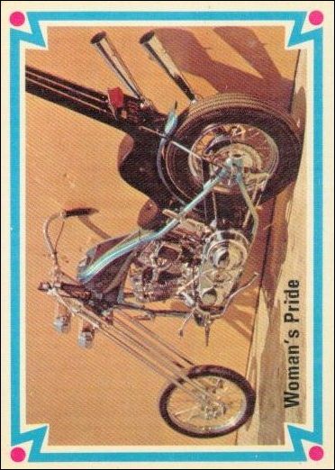 Choppers & Hot Bikes (Base Set) card 49 Woman's Pride