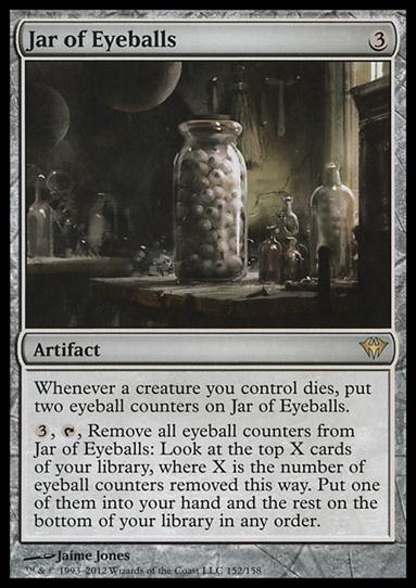 Magic the Gathering: Dark Ascension (Base Set) card 152 Jar of Eyeballs