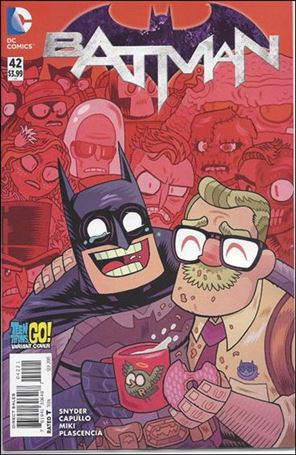 Batman (2011) issue 42-B Dan Hipp Teen Titans Go! Cover