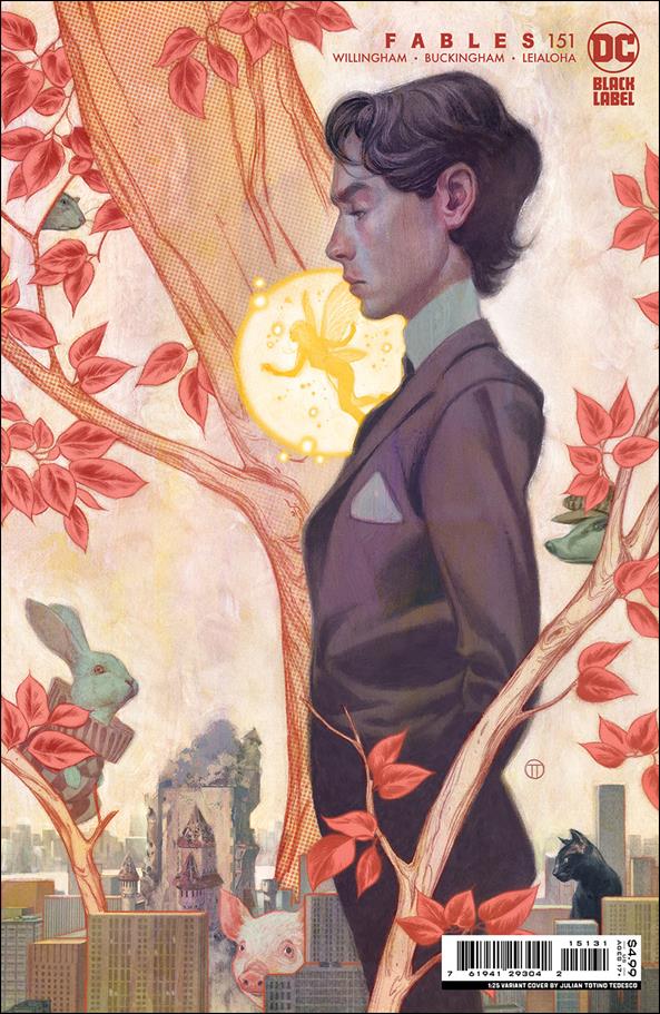 Fables issue 151-C Julian Totino Tedesco 1:25 Cardstock Cover