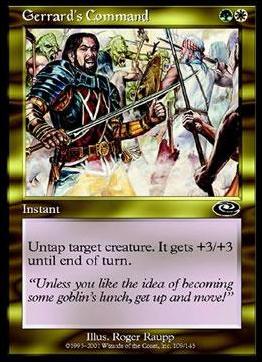 Magic the Gathering: Planeshift (Base Set) card 109 Gerrard's Command