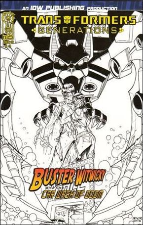 Transformers: Generations issue 12-B Nick Roche 1:10  Sketch Cover