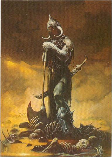Frazetta II: The Legend Continues  (Base Set) card 76 Death Dealer 3