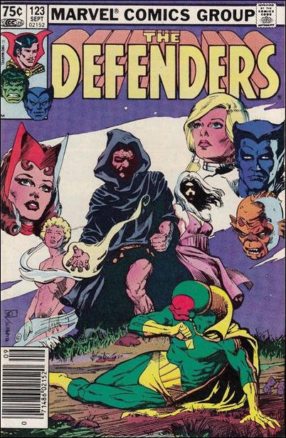 Defenders (1972) issue 123-B Canadian Price Cover