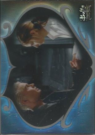 Buffy the Vampire Slayer: Connections (Base Set) card 25 Spike + Buffy: Tender Connection