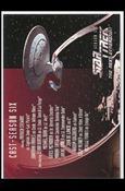 Star Trek: The Next Generation - The Episode Collection Season Six (Base Set) card 618 Cast/Production Credits - Season Two