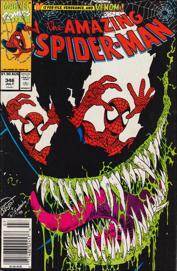 Amazing Spider-Man (1963) issue 346-B Australian Price Cover