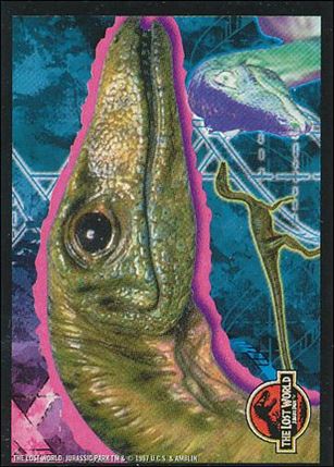 Lost World: Jurassic Park (Stickers Subset) card 7 Compsognathus