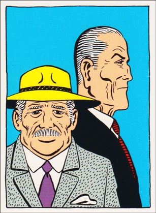 Love & Rockets (Base Set) card 28 Papa Fermin & Gorgo