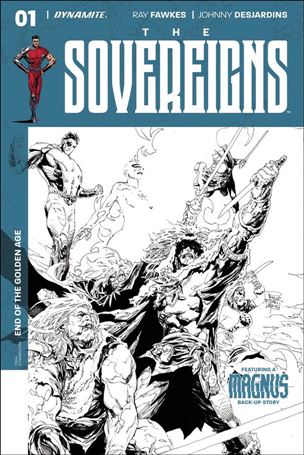 Sovereigns issue 1-G Philip Tan 1:30 Black and White Cover