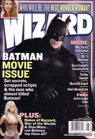 Wizard: The Comics Magazine issue 164-B Batman Begins Photo Cover