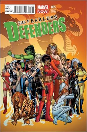 Fearless Defenders issue 5-C Amanda Conner 1:50 Cover
