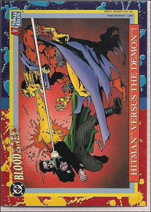 DC Bloodlines (Base Set) card 47 Hitman Versus The Demon!