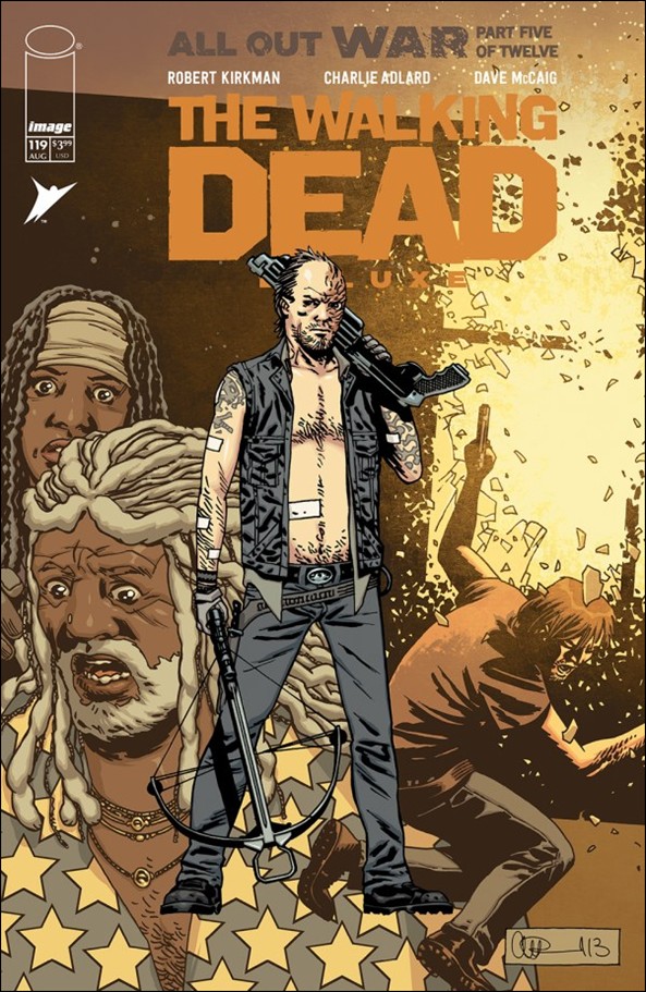 Walking Dead Deluxe issue 119-B Charlie Adlard Cardstock Cover