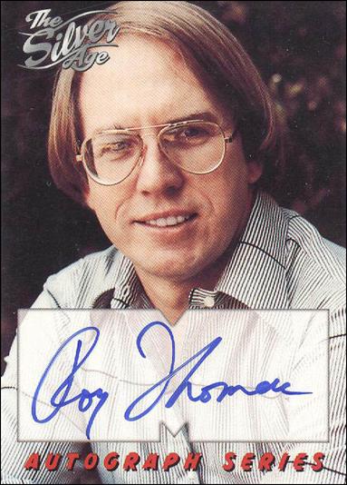 Marvel: The Silver Age (Autograph Subset) card A9 Roy Thomas