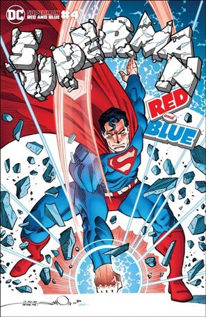 Superman Red and Blue issue 4-B Walter Simonson Cover