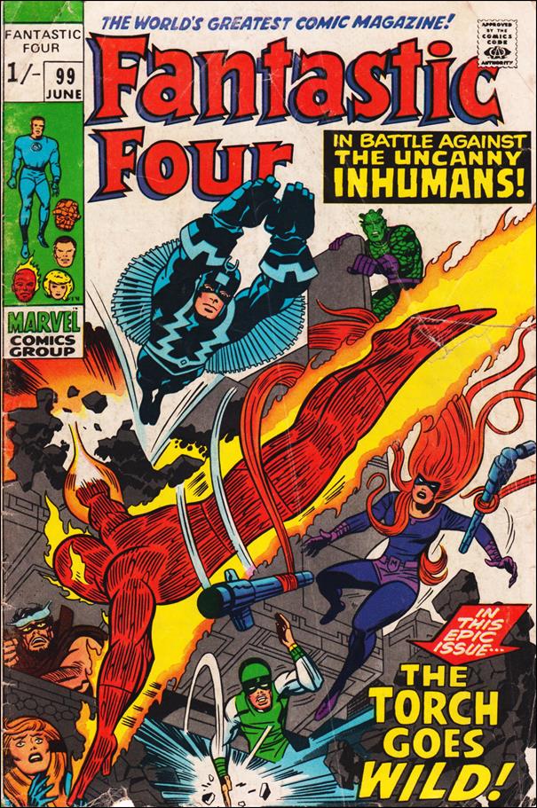 Fantastic Four (1961) issue 99-B UK Price Cover