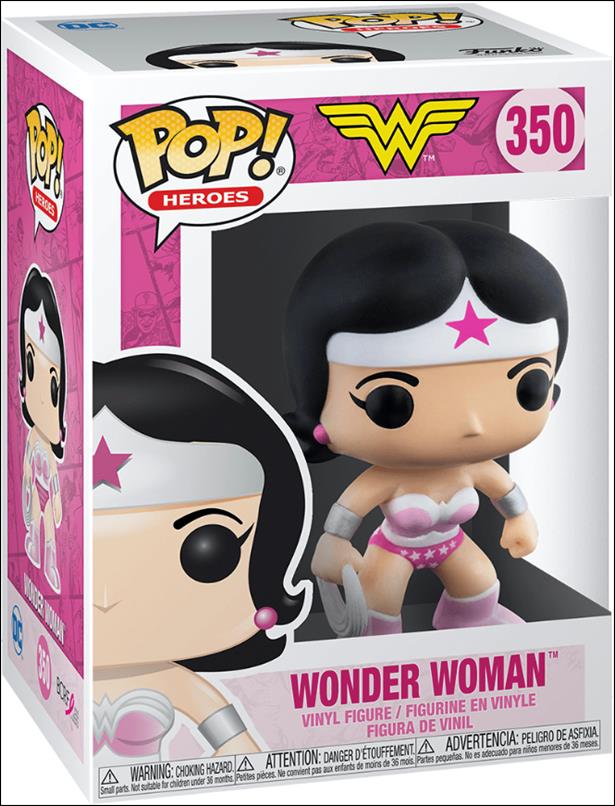POP! Heroes figure 350 Wonder Woman (Breast Cancer Awareness)