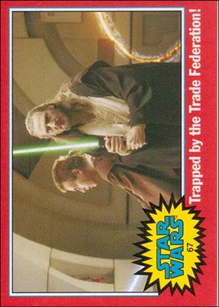 Star Wars Heritage  (Base Set) card 67 Trapped by the Trade Federation!