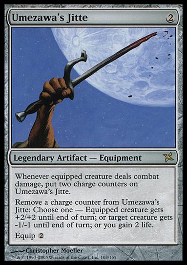 Magic the Gathering: Betrayers of Kamigawa (Base Set) card 163 Umezawa's Jitte