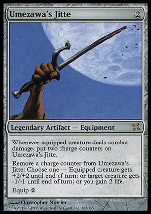 Magic the Gathering: Betrayers of Kamigawa (Base Set) card 163 Umezawa's Jitte