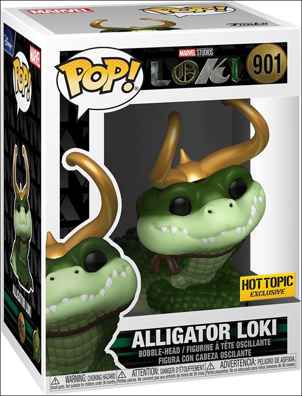 POP! Marvel figure 901 Alligator Loki Hot Topic Exclusive