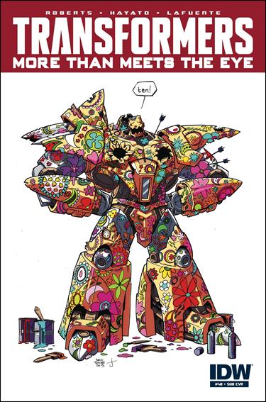 Transformers: More Than Meets the Eye (2012) issue 48-B Nick Roche Subscription Cover