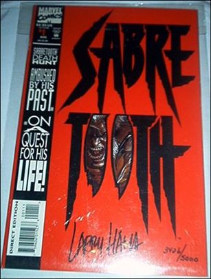 Sabretooth (1993) issue 1-B Catch a Star (Signed by Larry Hama) w/COA 1/5000