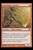 Magic the Gathering: Shadowmoor (Base Set) card 96 Intimidator Initiate