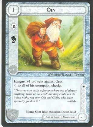 Middle-Earth: The Wizards (Base Set) card 314 Oin