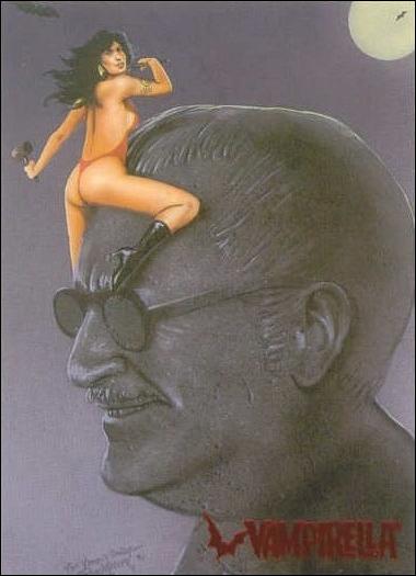 Vampirella (Base Set) card 2 Forrest J. Ackerman by Ron Miller