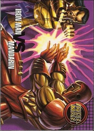 Marvel Vision (Base Set) card 98 Iron Man vs Mandarin