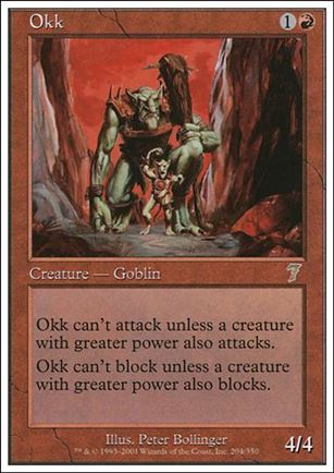 Magic the Gathering: 7th Edition (Base Set) card 204 Okk