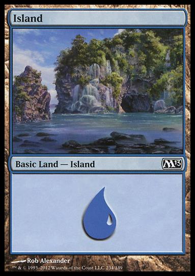 Magic the Gathering: 2013 Core Set (Base Set) card 234 Island
