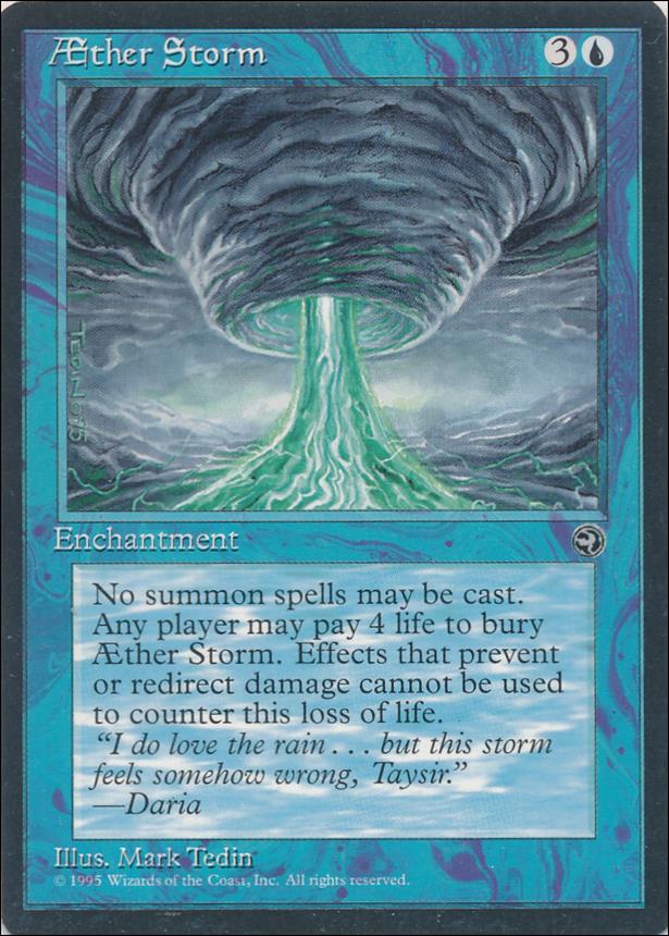 Magic the Gathering: Homelands (Base Set) card 21 AEther Storm